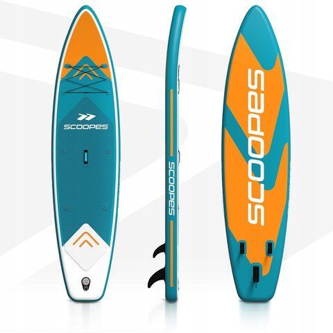 SUP-дошка Scoopes VELO 350 см 2в1 з сидінням для каяка, веслом та насосом. scoop350 фото
